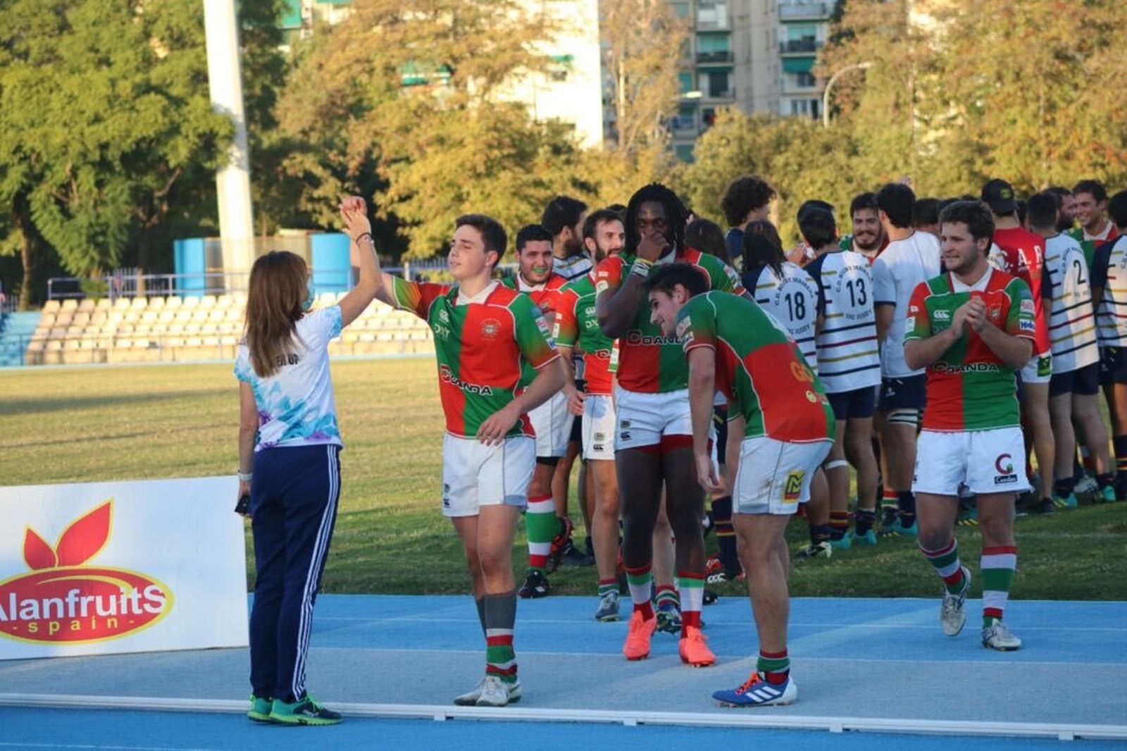 El CAR, después del triunfo ante el Mairena en su último partido oficial.