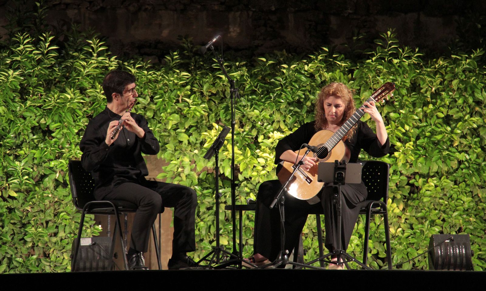 Luis Orden y María Esther Guzmán en el Alcázar