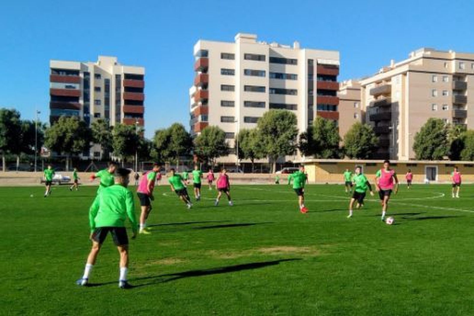 Entrenamiento del filial.