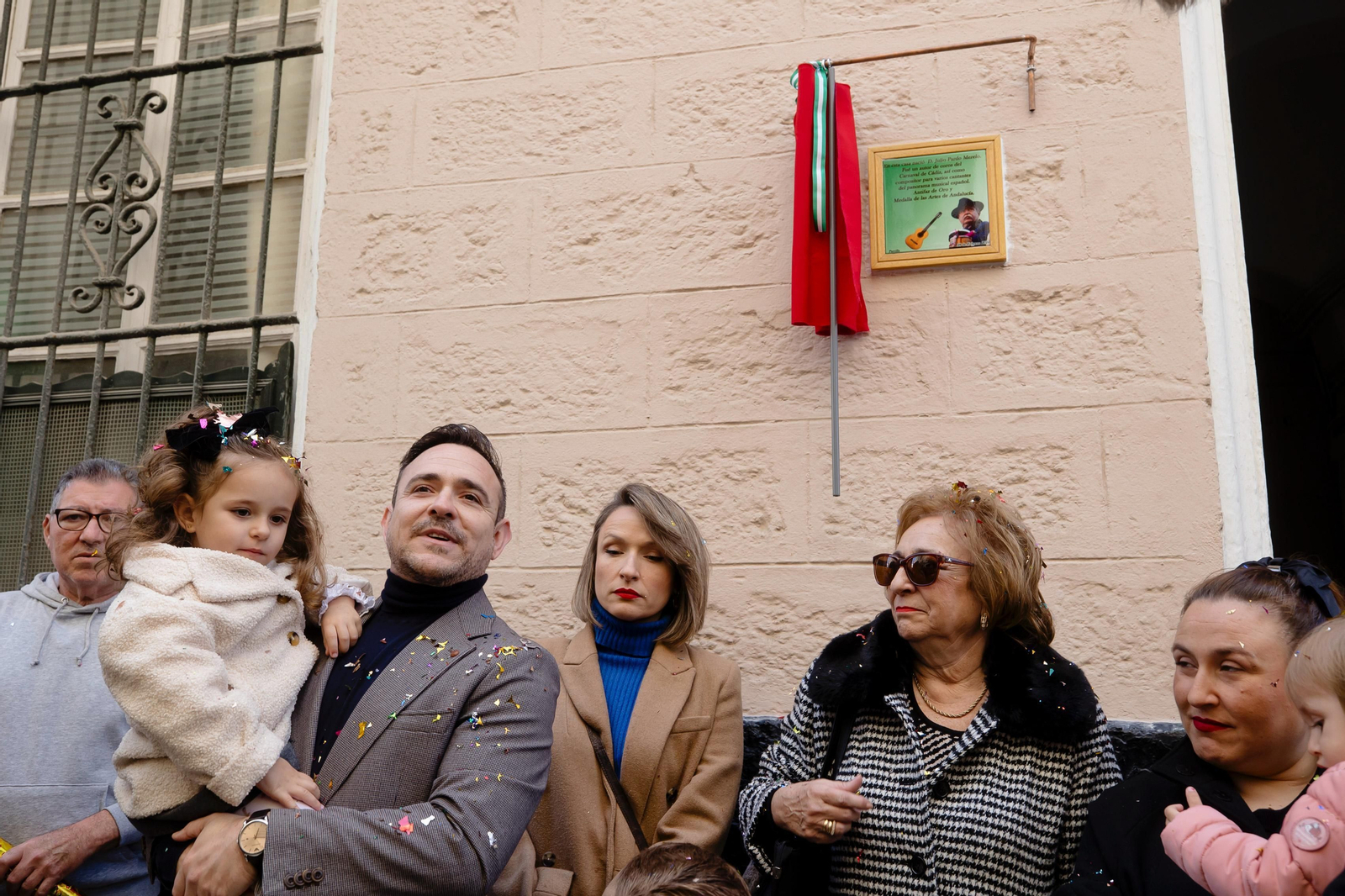 Imágenes del coro de Julio Pardo, en el descubrimiento de la placa en la casa natal del corista Imágenes del coro de Julio Pardo, en el descubrimiento de la placa en la casa natal del corista