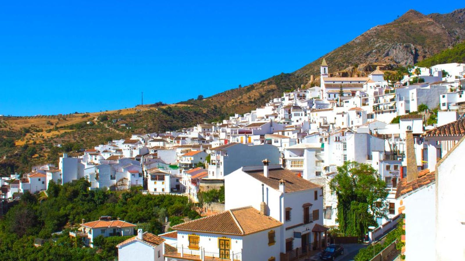 Una vista de Casarabonela.