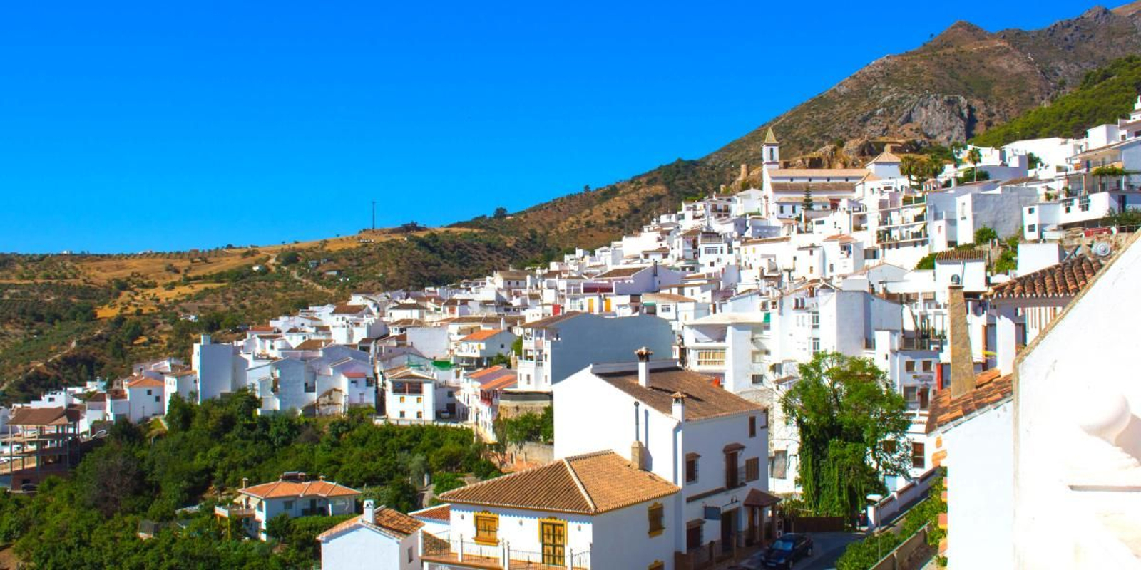 Una vista de Casarabonela.