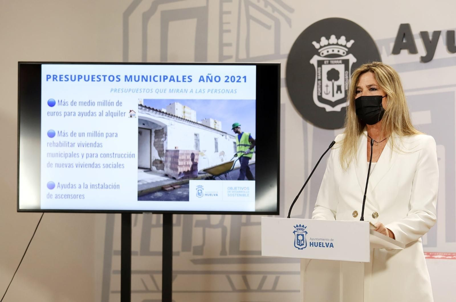 La concejal de Vivienda del  Ayuntamiento de Huelva, Leonor Romero.
