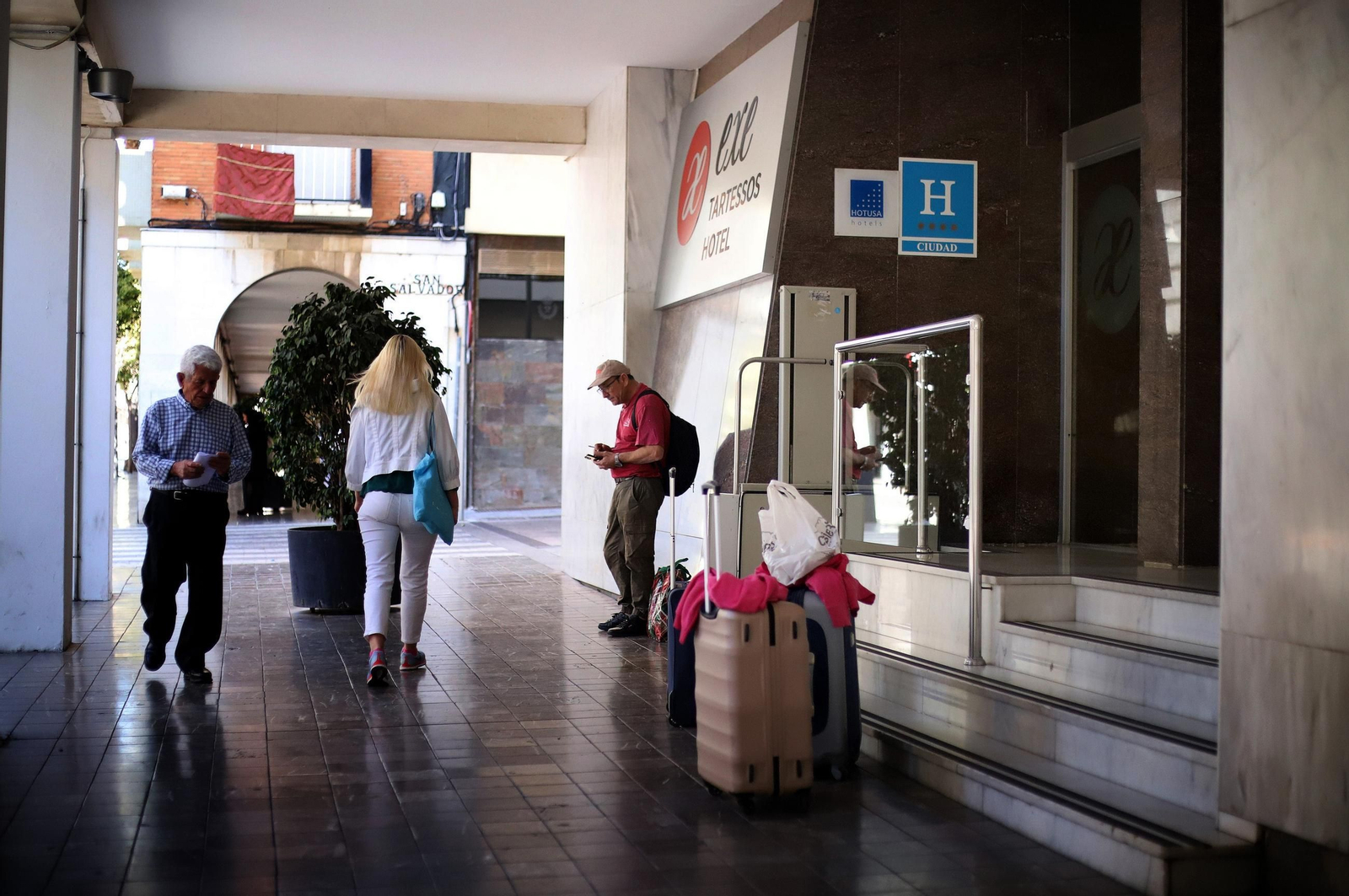 Turistas en Huelva