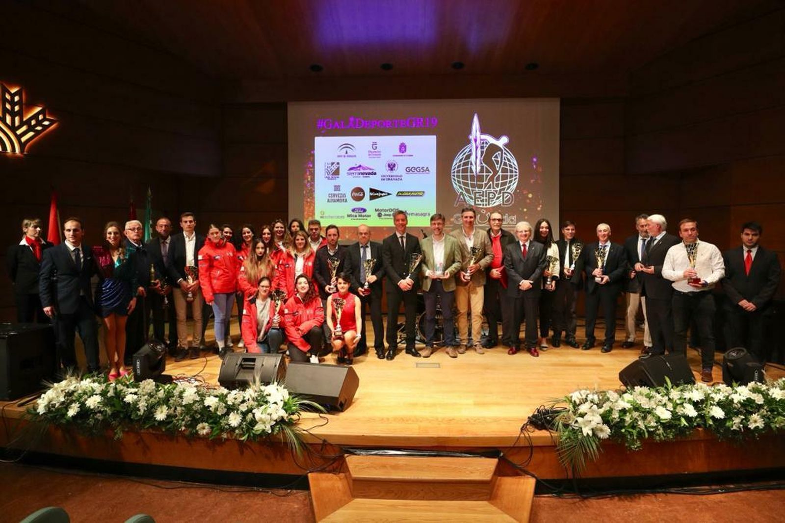 Todos los premiados en la Gala formaron un auténtico cartel de lujo