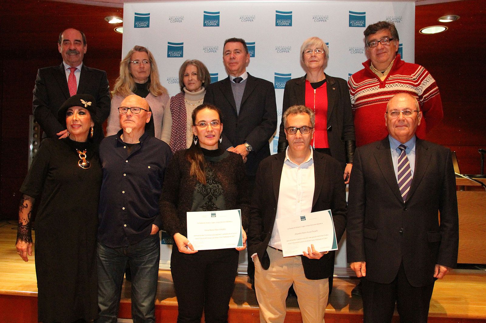 Entrega de premios del concurso en una edición anterior.