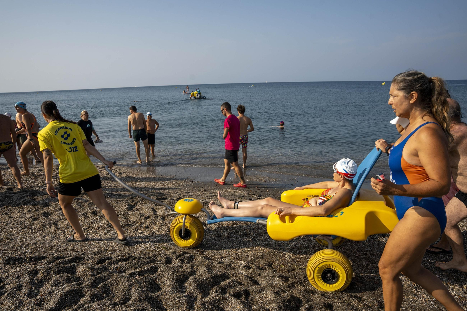 Travesía a nado Carlos Tejada de Almería