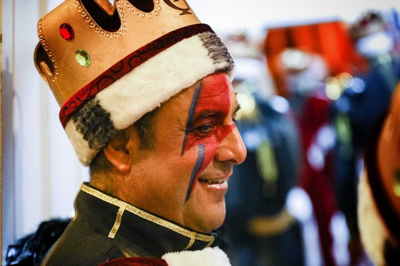 El ambiente en los camerinos del Falla