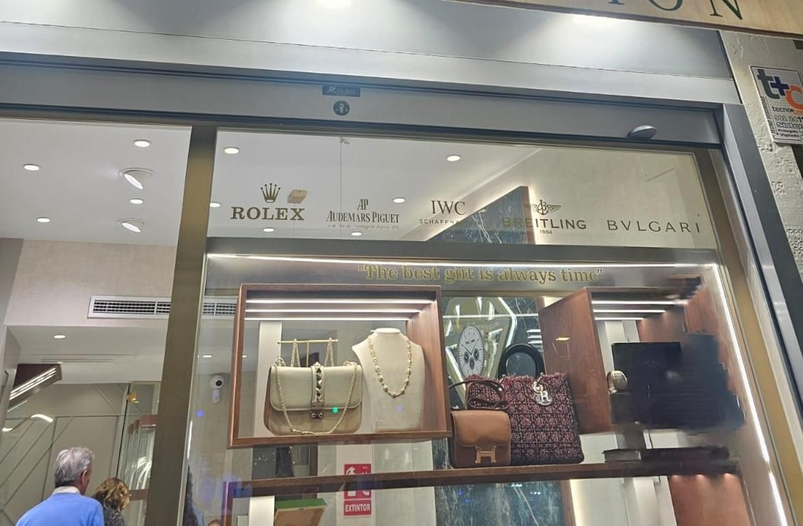 La joyería asaltada en Marbella