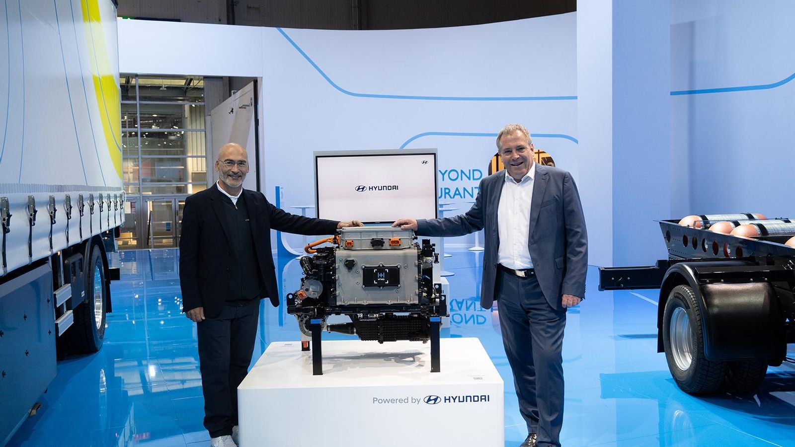 Una pila de combustible de 90 kW de Hyundai es el corazón del eDaily FCEV que, por el momento, es un prototipo.