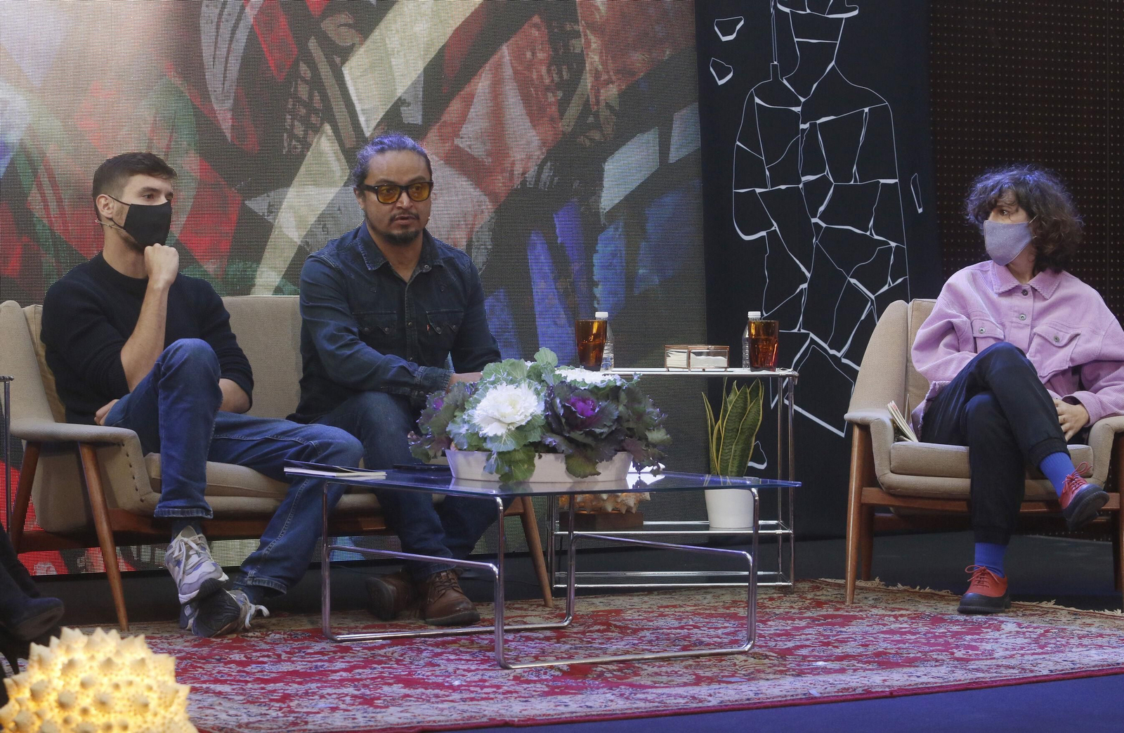 Enrique Fuenteblanca, Iván Vergara y Violeta Niebla.