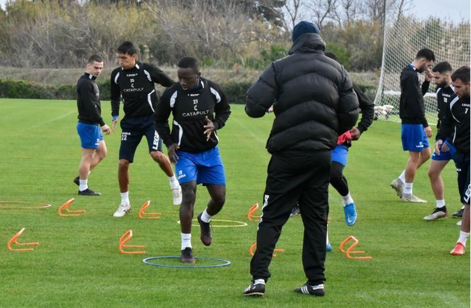 Serge Leuko, durante un entrenamiento en el Santa María Polo Club