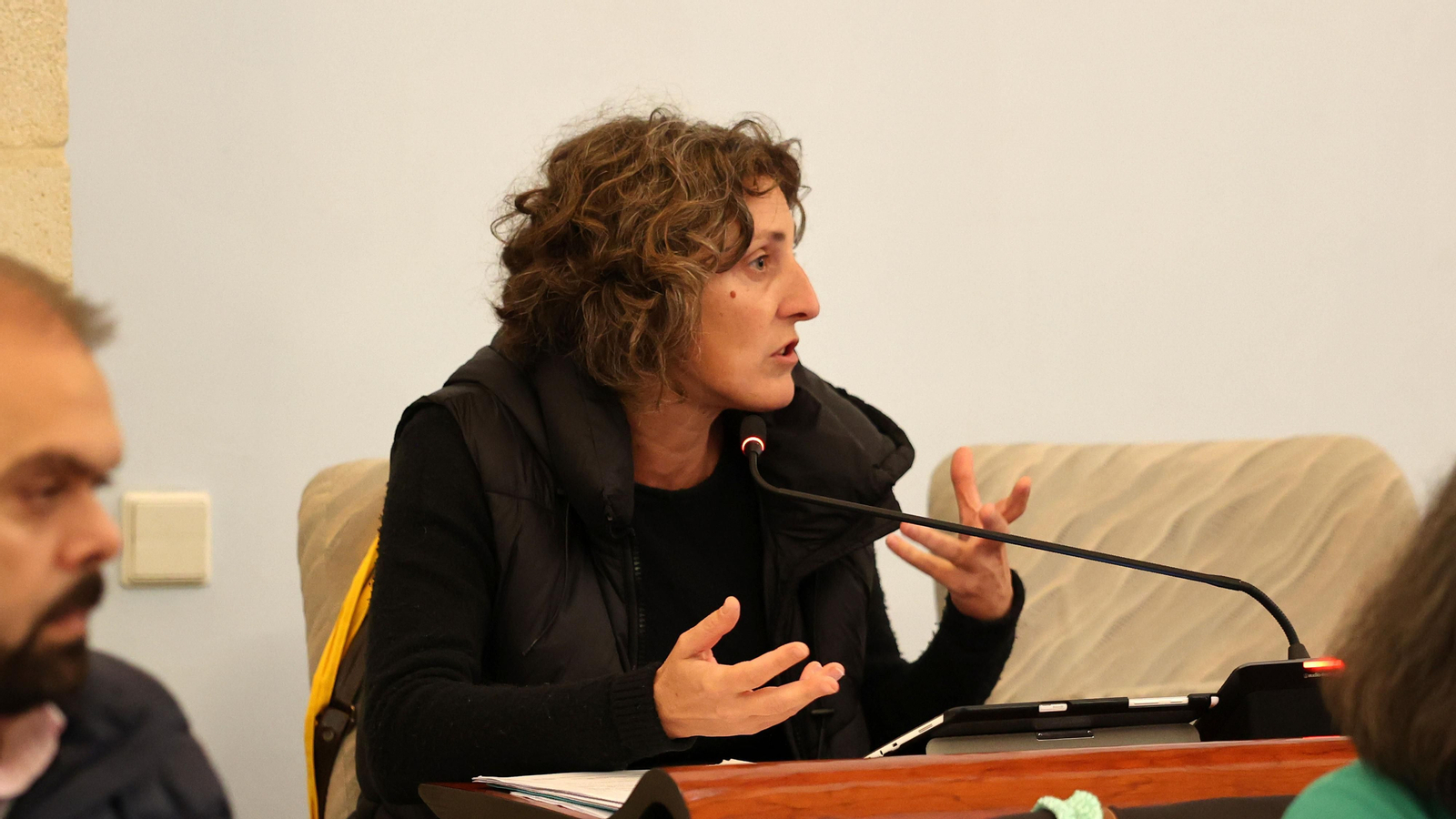 Kika González, durante uno de los últimos plenos celebrados. Kika González, durante uno de los últimos plenos celebrados.