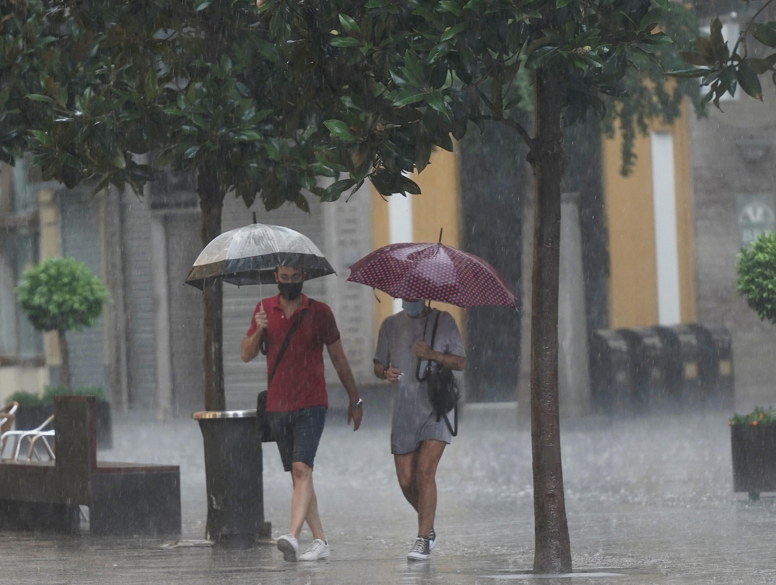 Las fotos del paso de la tormenta por Córdoba