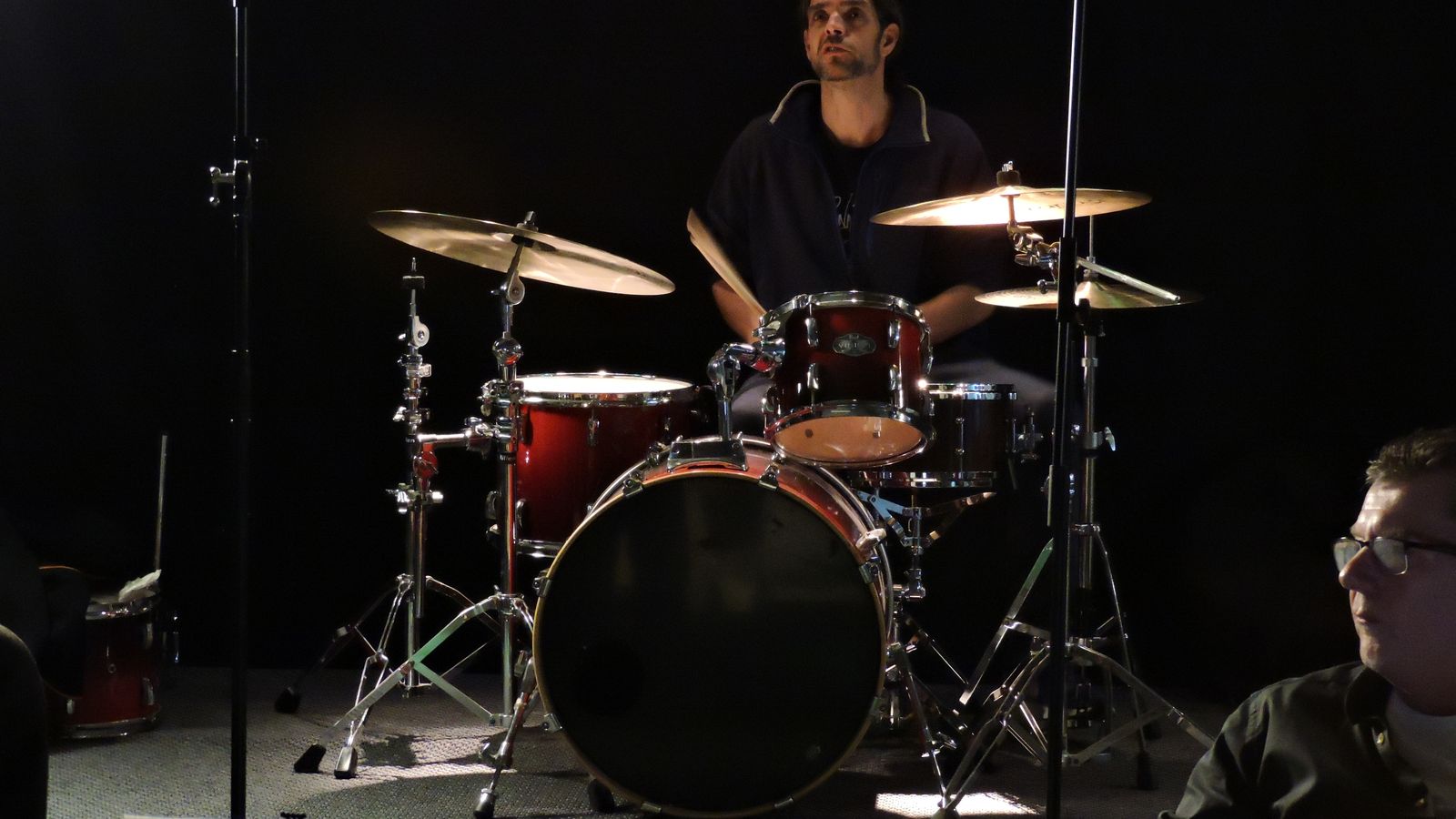 Juan Antonio, batería y creador de la orquesta