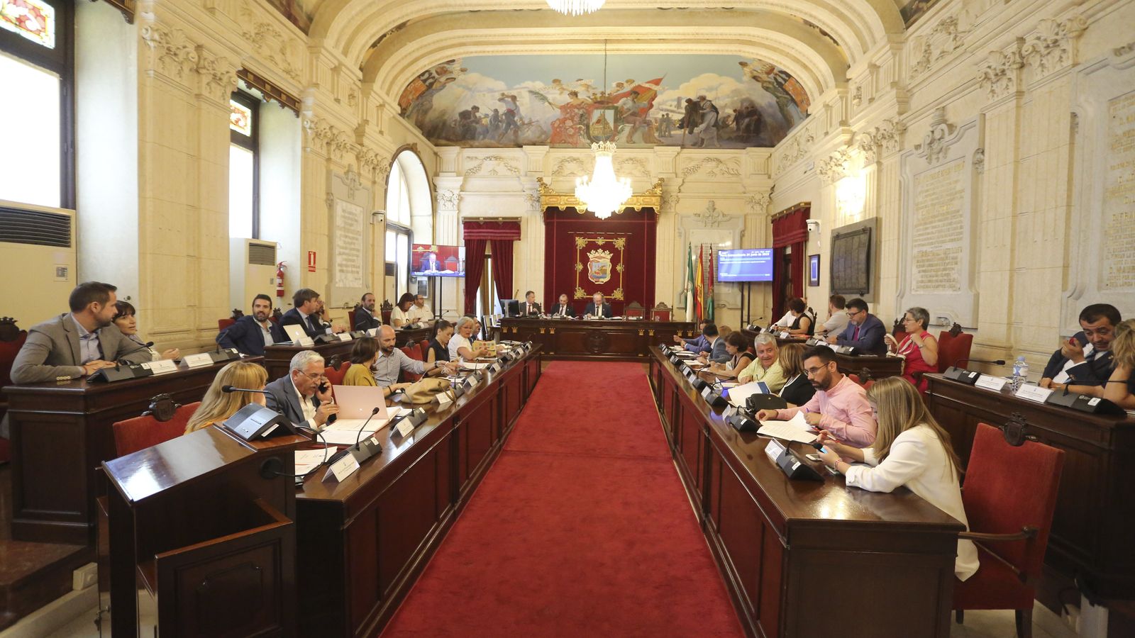 Imagen Pleno extraordinario celebrado este lunes.