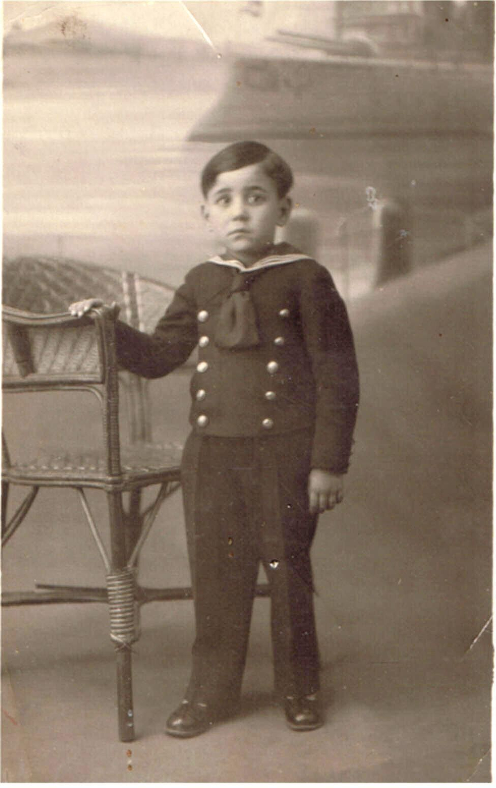 Modesto Rodríguez Ruiz, en su niñez.