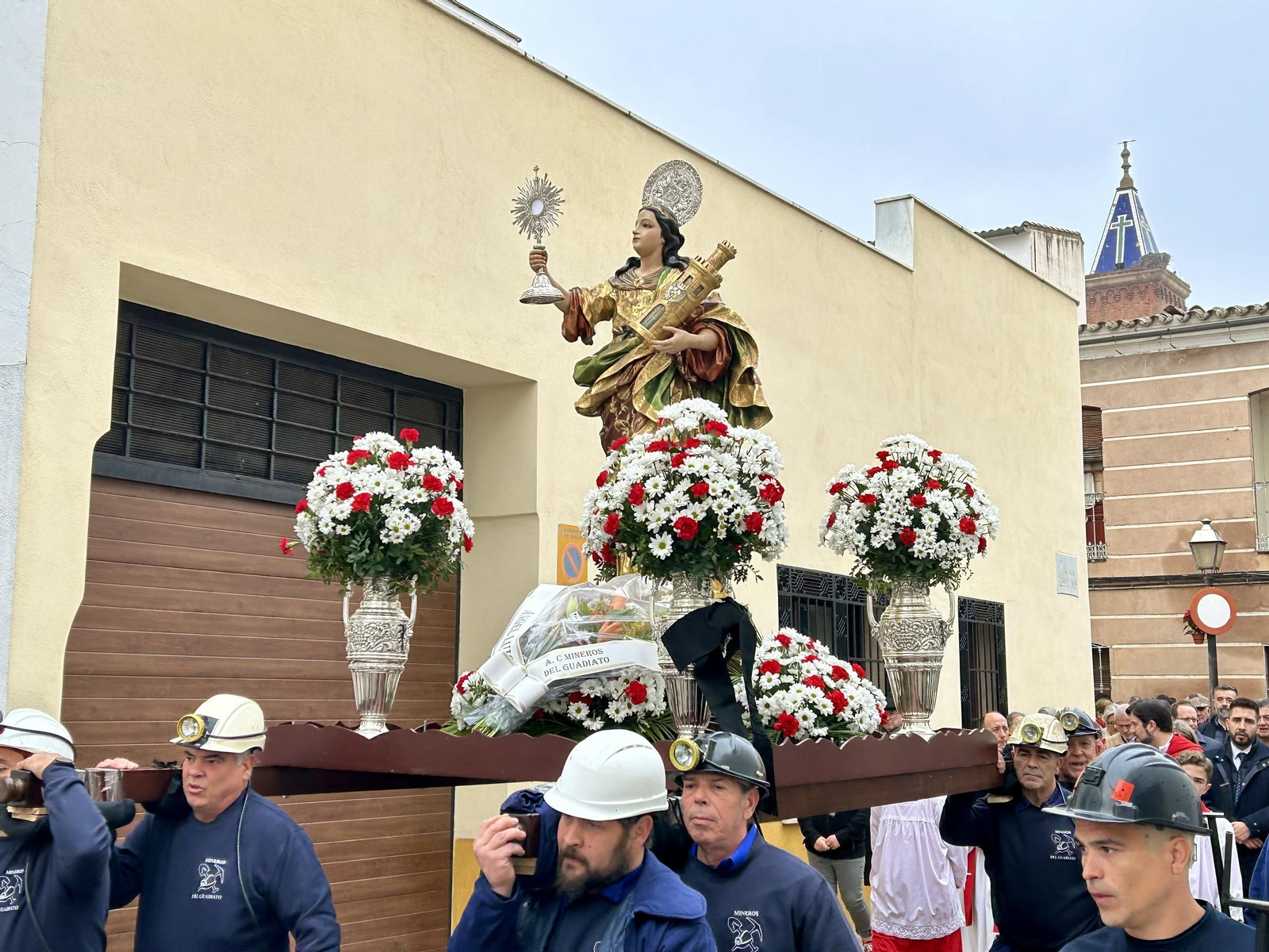 La procesión de Santa Bárbara en Peñarroya-Pueblonuevo, en imágenes La procesión de Santa Bárbara en Peñarroya-Pueblonuevo, en imágenes