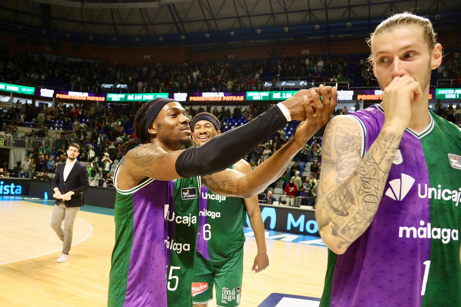El Unicaja-Bàsquet Girona, en fotos