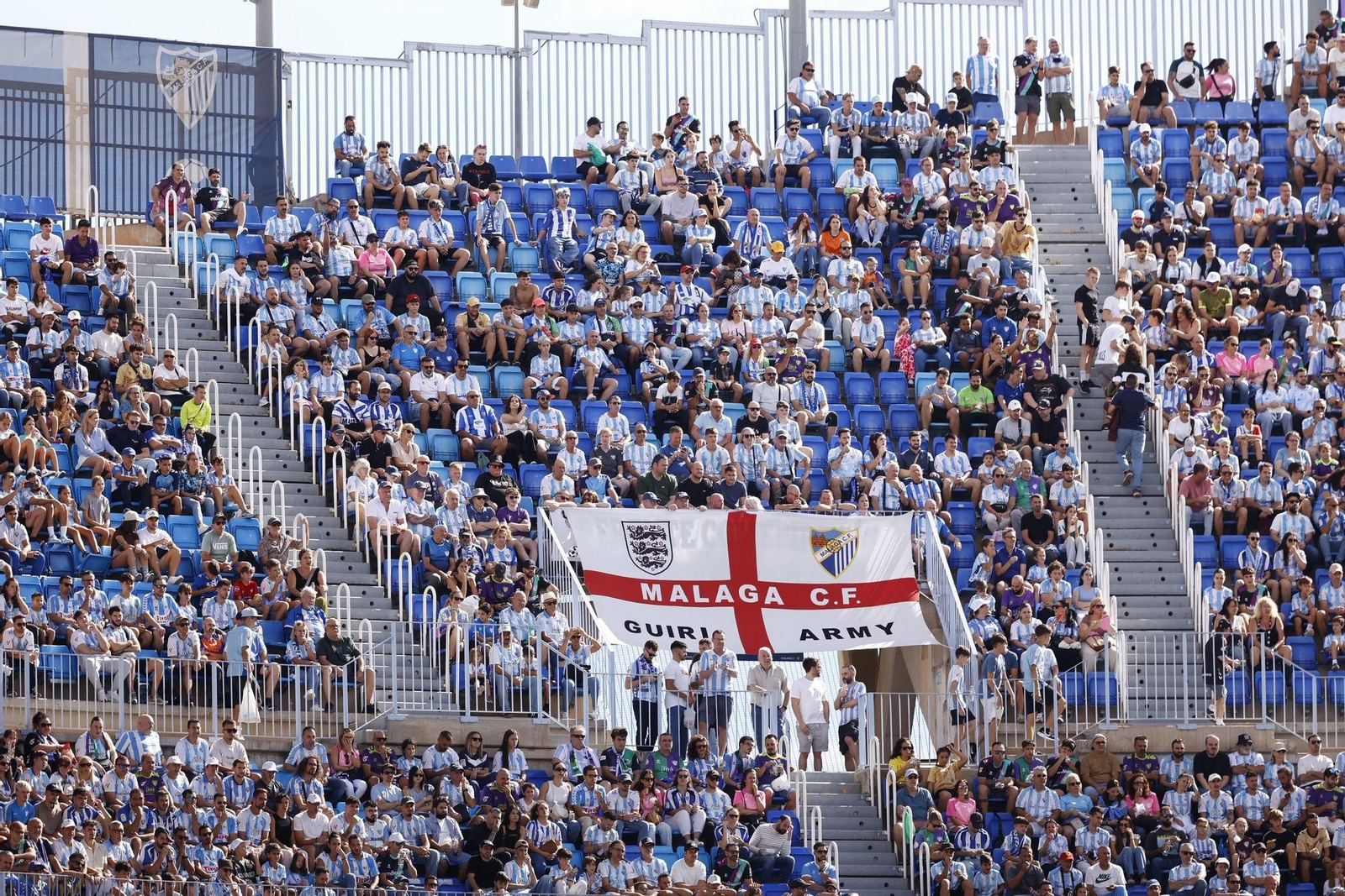 Búscate en las gradas de La Rosaleda durante el Málaga-Andorra