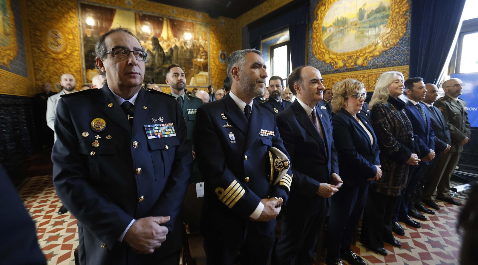 Las fotos del homenaje en Algeciras al inspector jefe de la Policía Nacional Francisco González Suárez