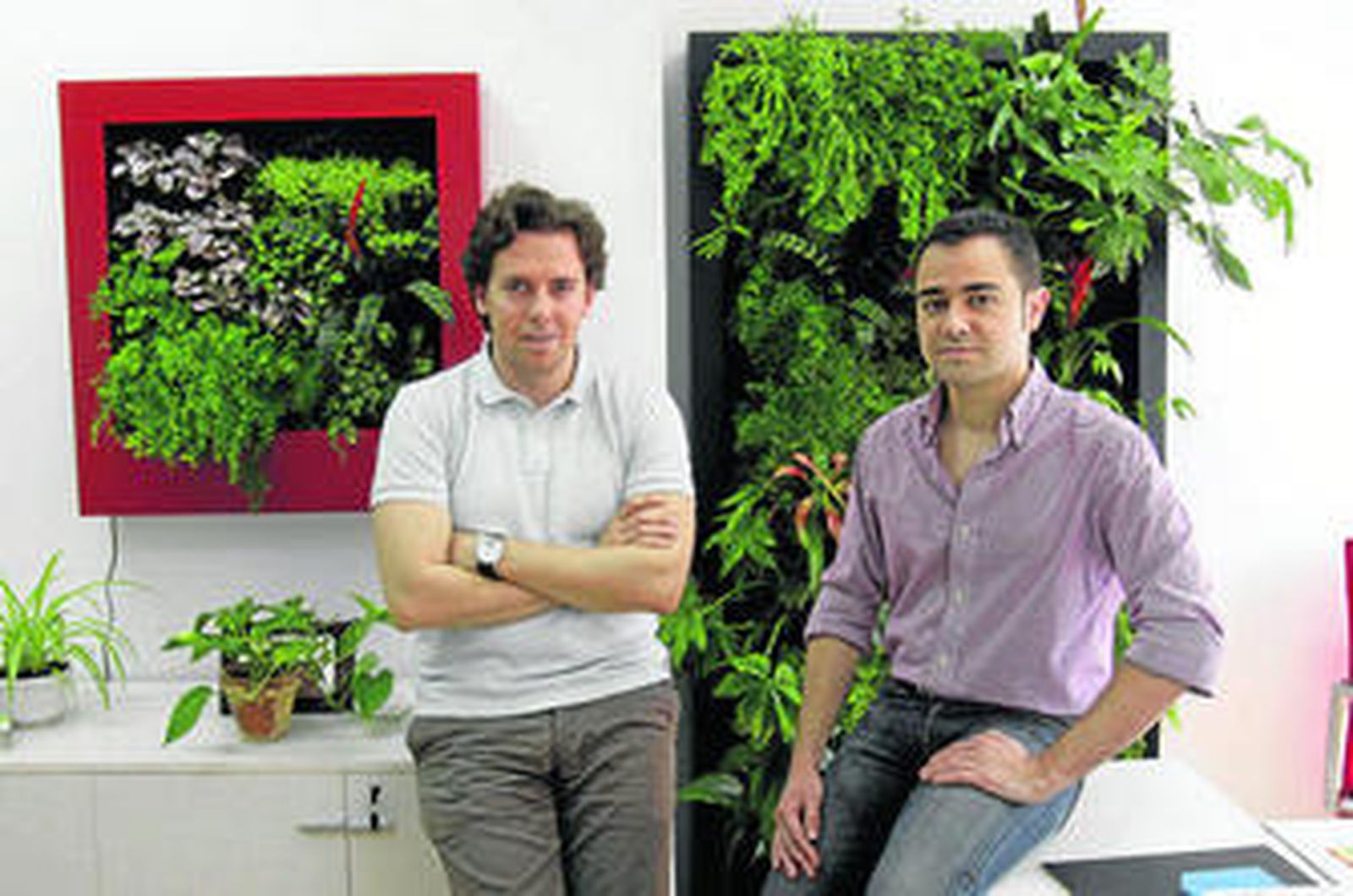 Fernando Hidalgo e Iván Gaviño, dos de los miembros de la empresa.