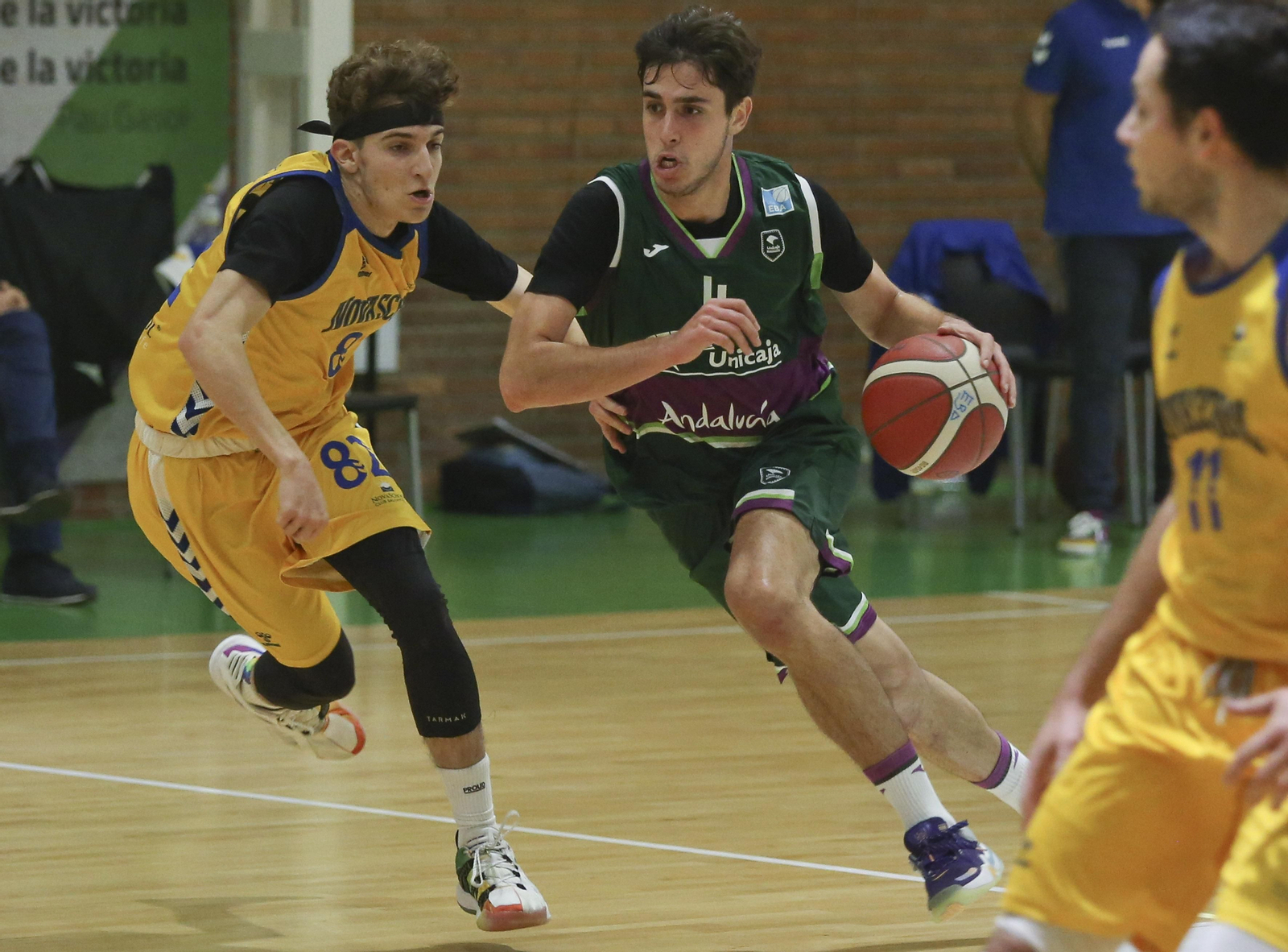 Pablo Sánchez, en un partido de Liga EBA la pasada temporada.