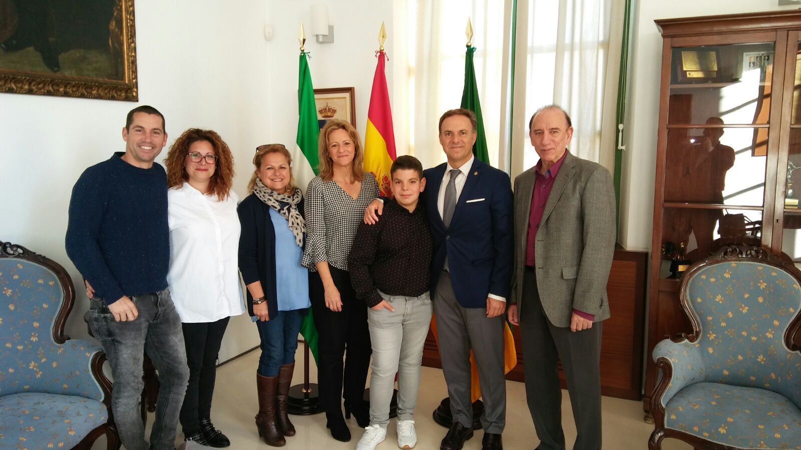 La estrella de la Voz Kids, Samuel, en el Ayuntamiento