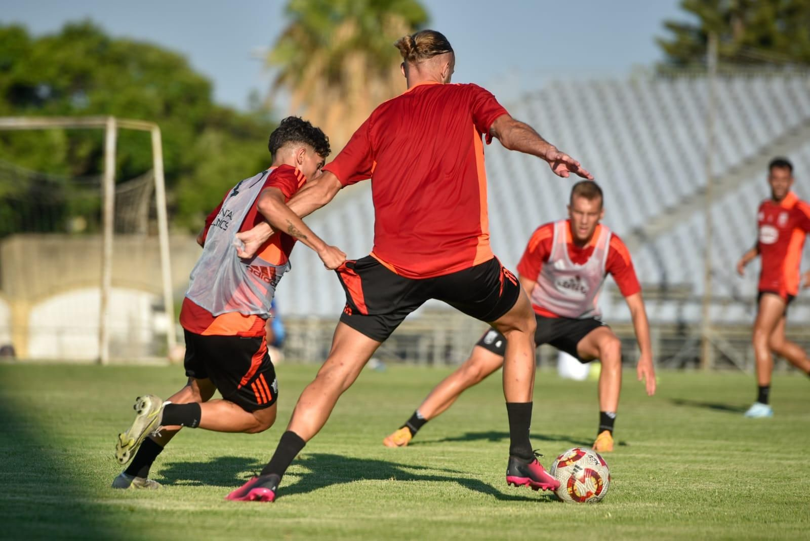 Las imágenes del entrenamiento del Xerez CD en el Estadio Pedro Garrido