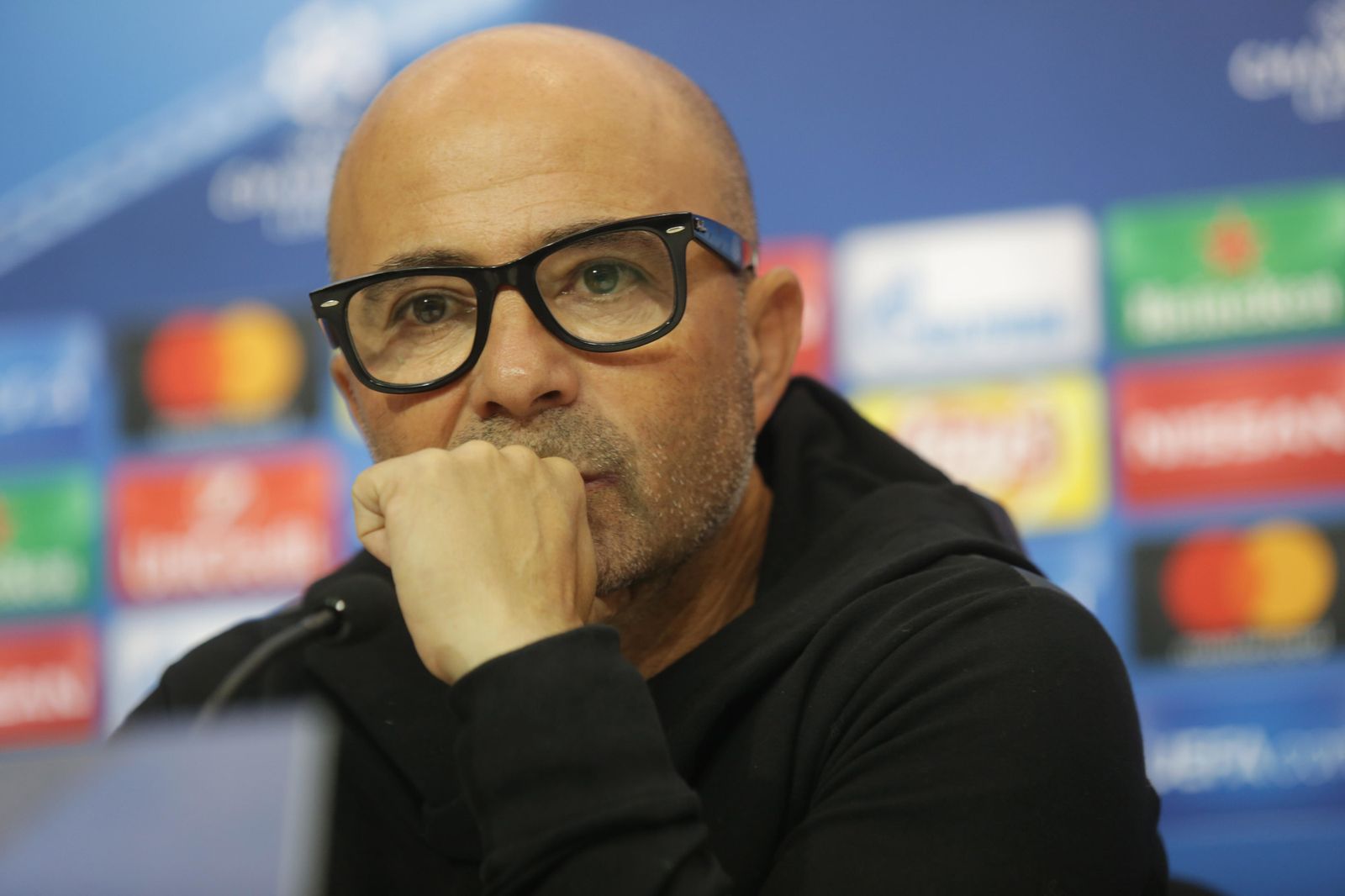 Sampaoli, en la rueda de prensa previa al partido frente a al Juventus.