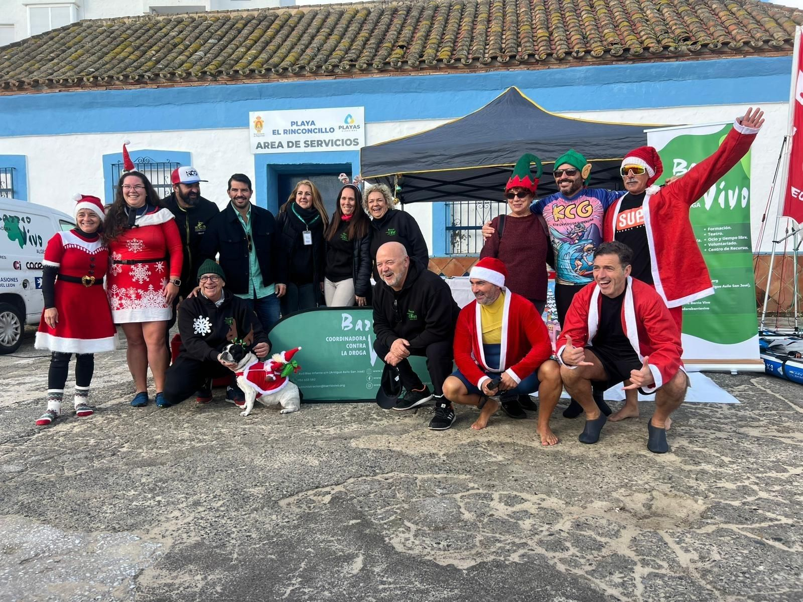 La organización de la Remada Solidaria de Algeciras, en El Rinconcillo. La organización de la Remada Solidaria de Algeciras, en El Rinconcillo.