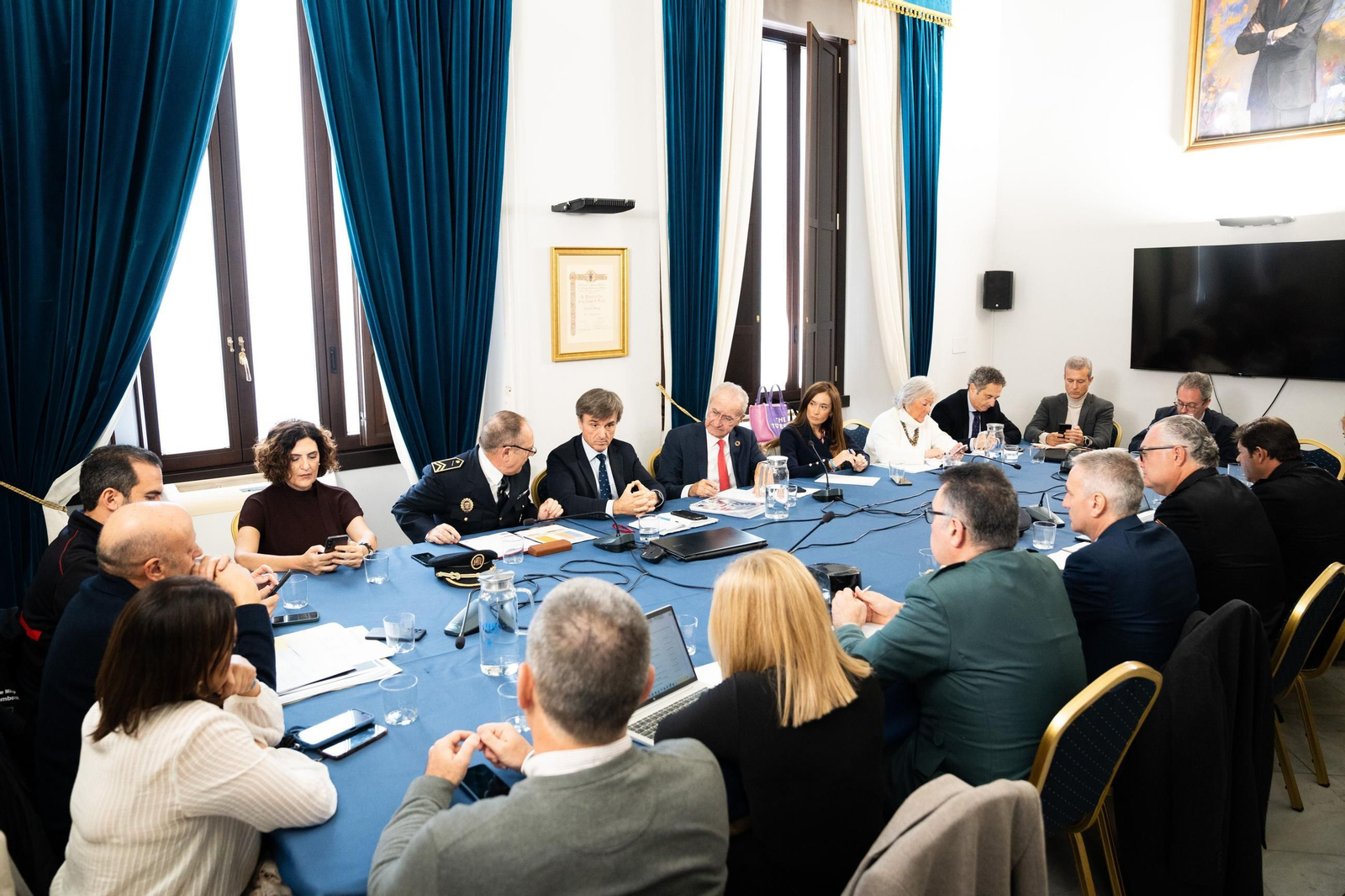 La Junta Local de Seguridad celebrada este lunes.