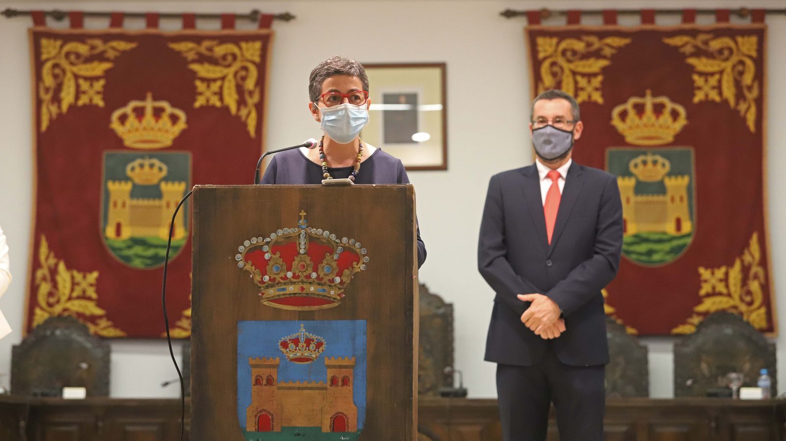 Visita de Arancha González Laya a La Línea y la Verja de Gibraltar