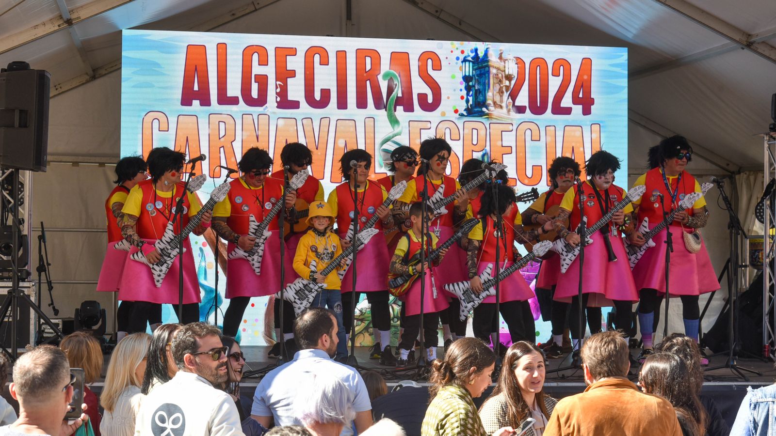 Fotos de la ada popular del Carnaval de Algeciras