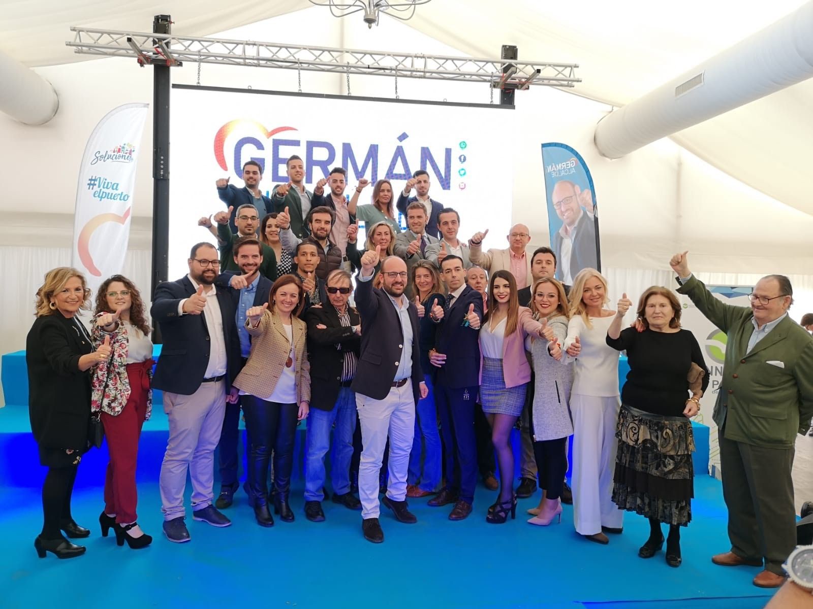 Una imagen de los candidatos del PP en las últimas elecciones de 2019.