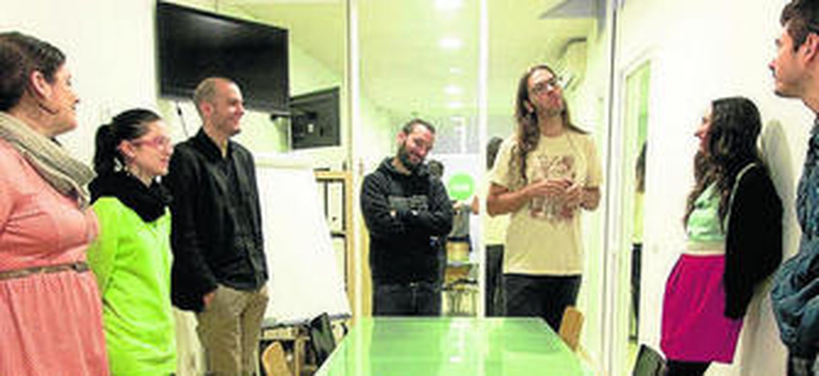 Los miembros de la agencia Innn, organizadora del evento.