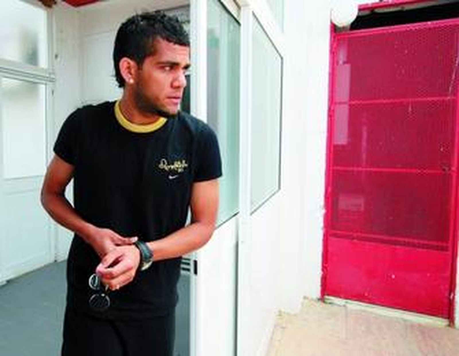 Daniel Alves, en una imagen tomada en la ciudad deportiva.