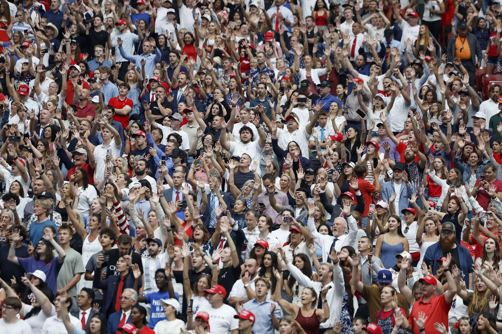 Las fotos de la despedida de los republicanos a Charlie Kirk