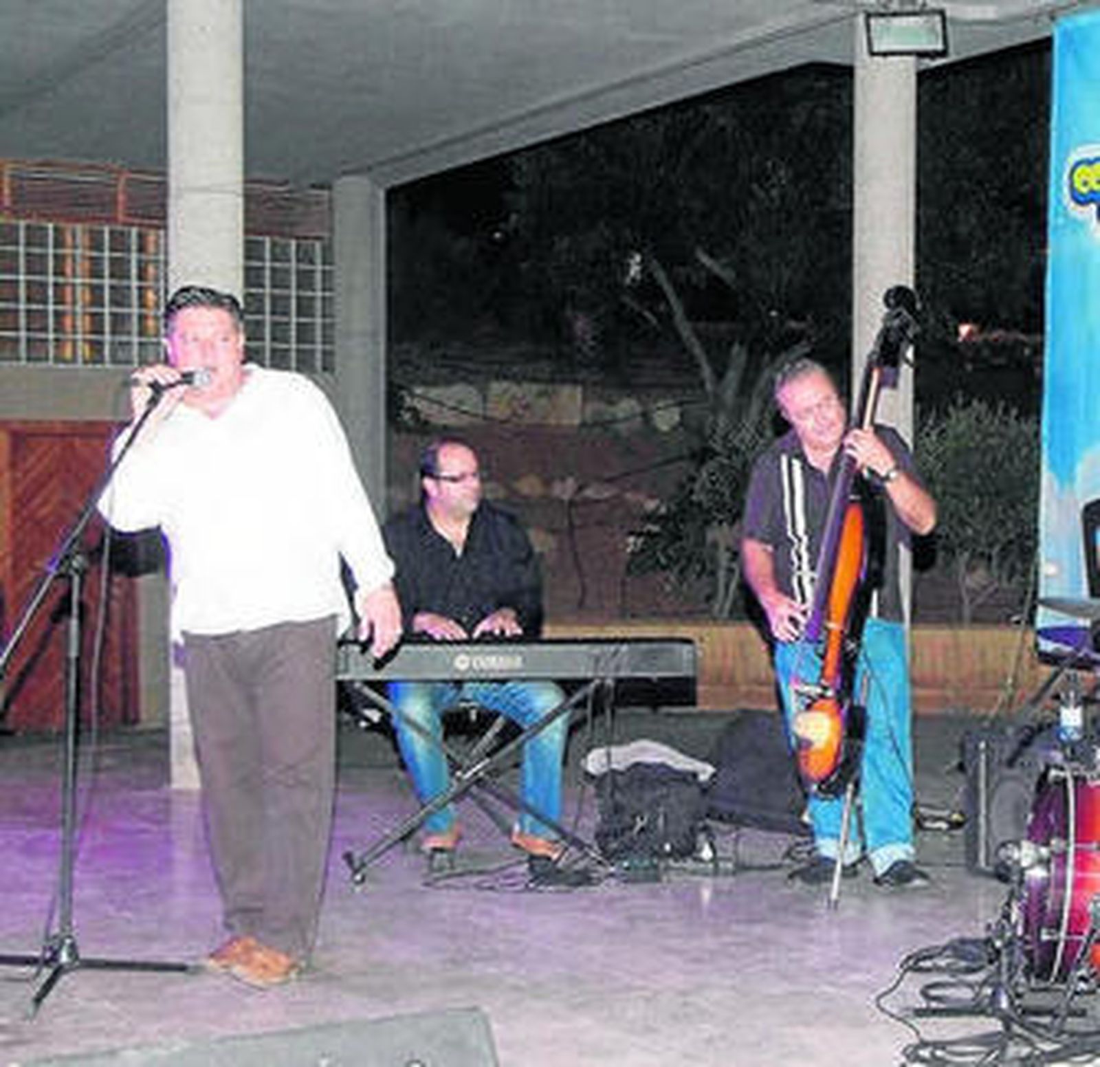 Diego Cruz Quartet durante su actuación en Roquetas.