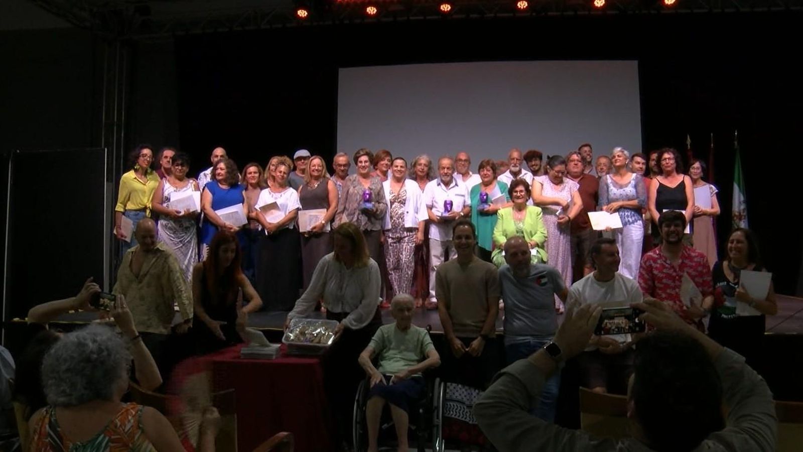 Participantes en el proyecto, en el acto de presentación