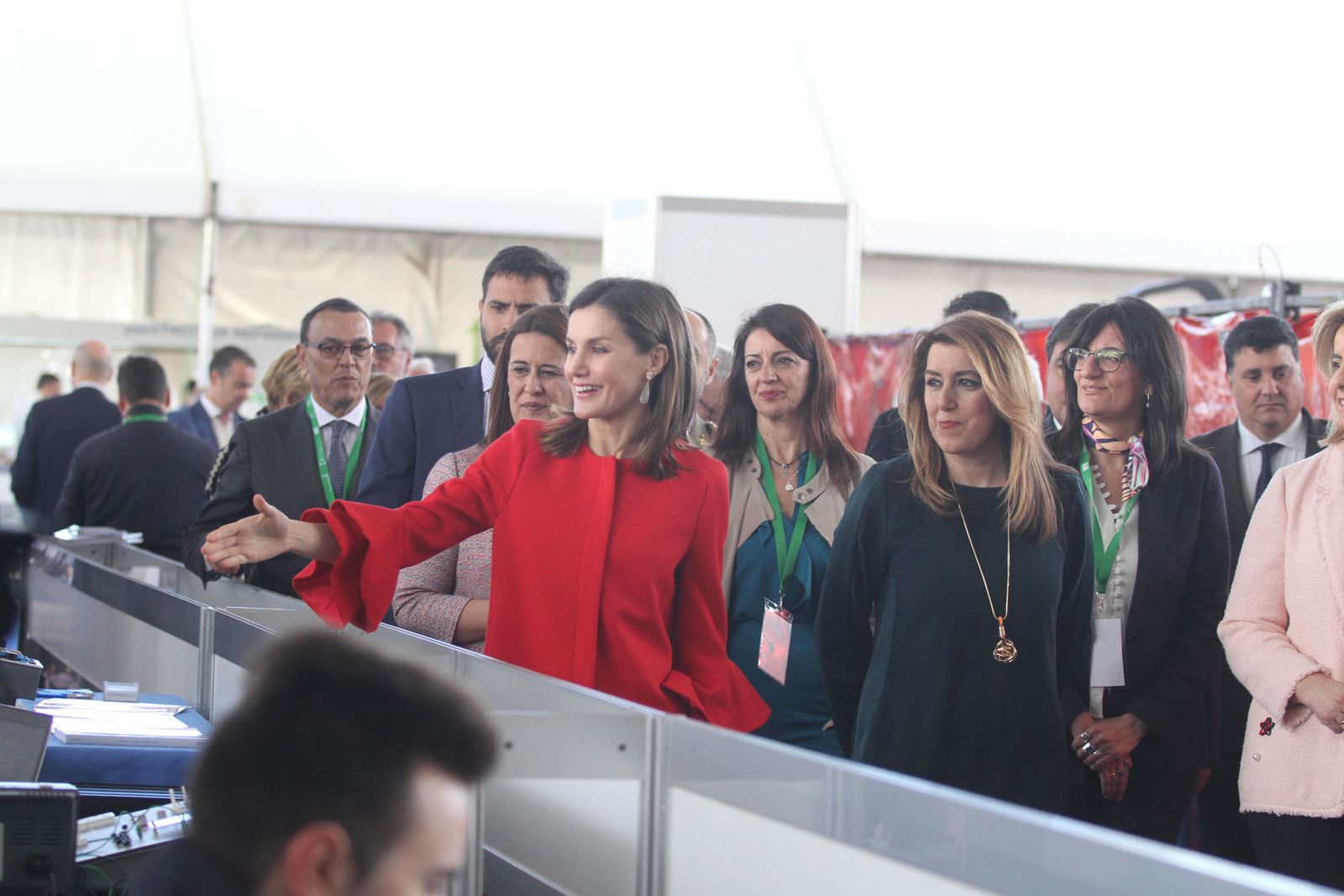 Imágenes de la visita de la reina Letizia a Huelva