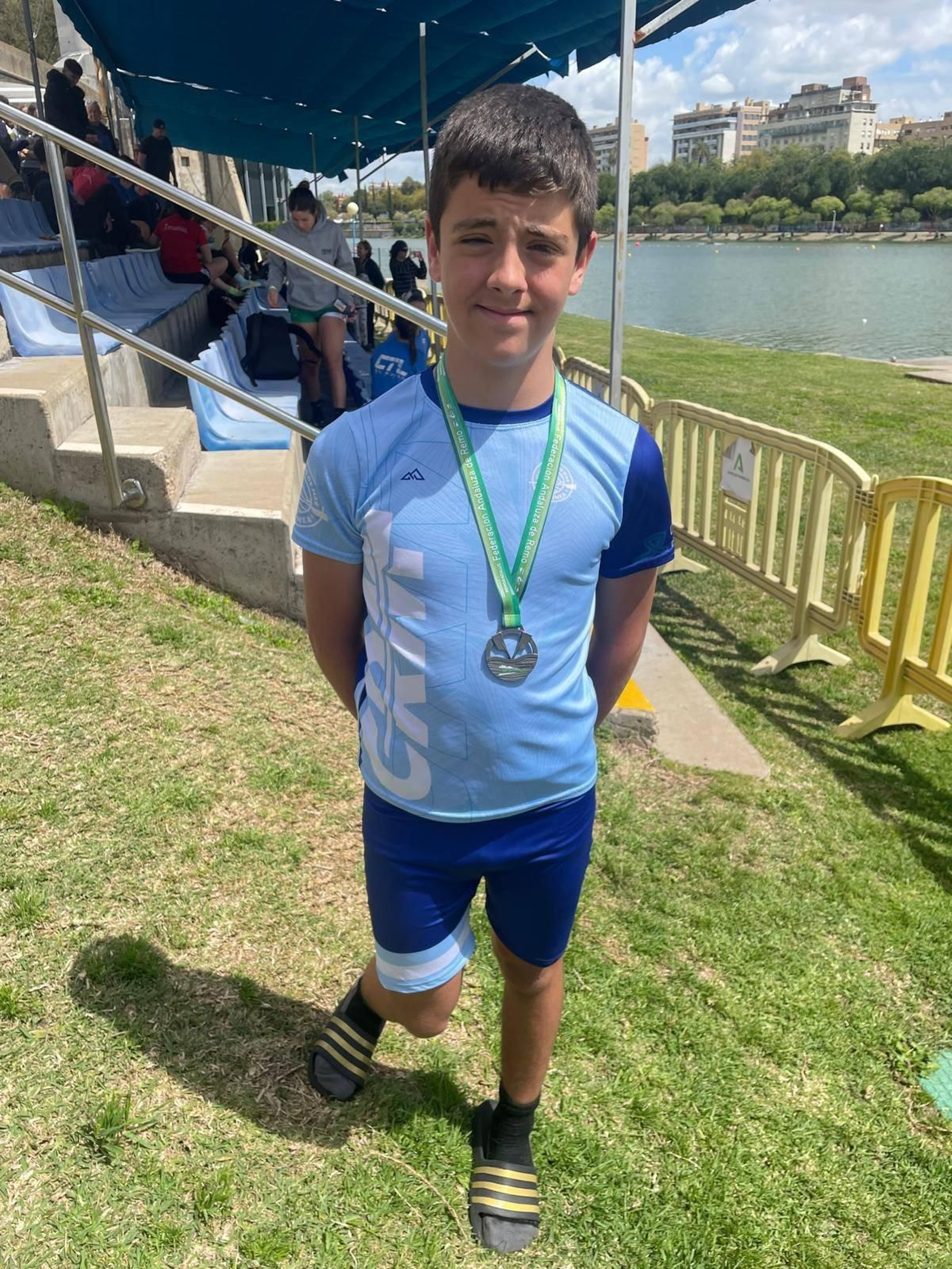 Íker Sadara, del Club de Remo de Mar de La Línea