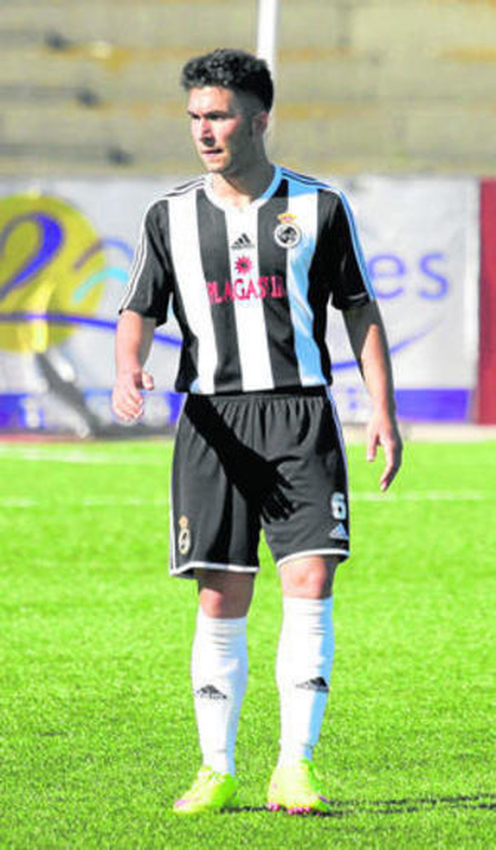 Ñito, durante el Balona-Betis B de la pasada campaña.