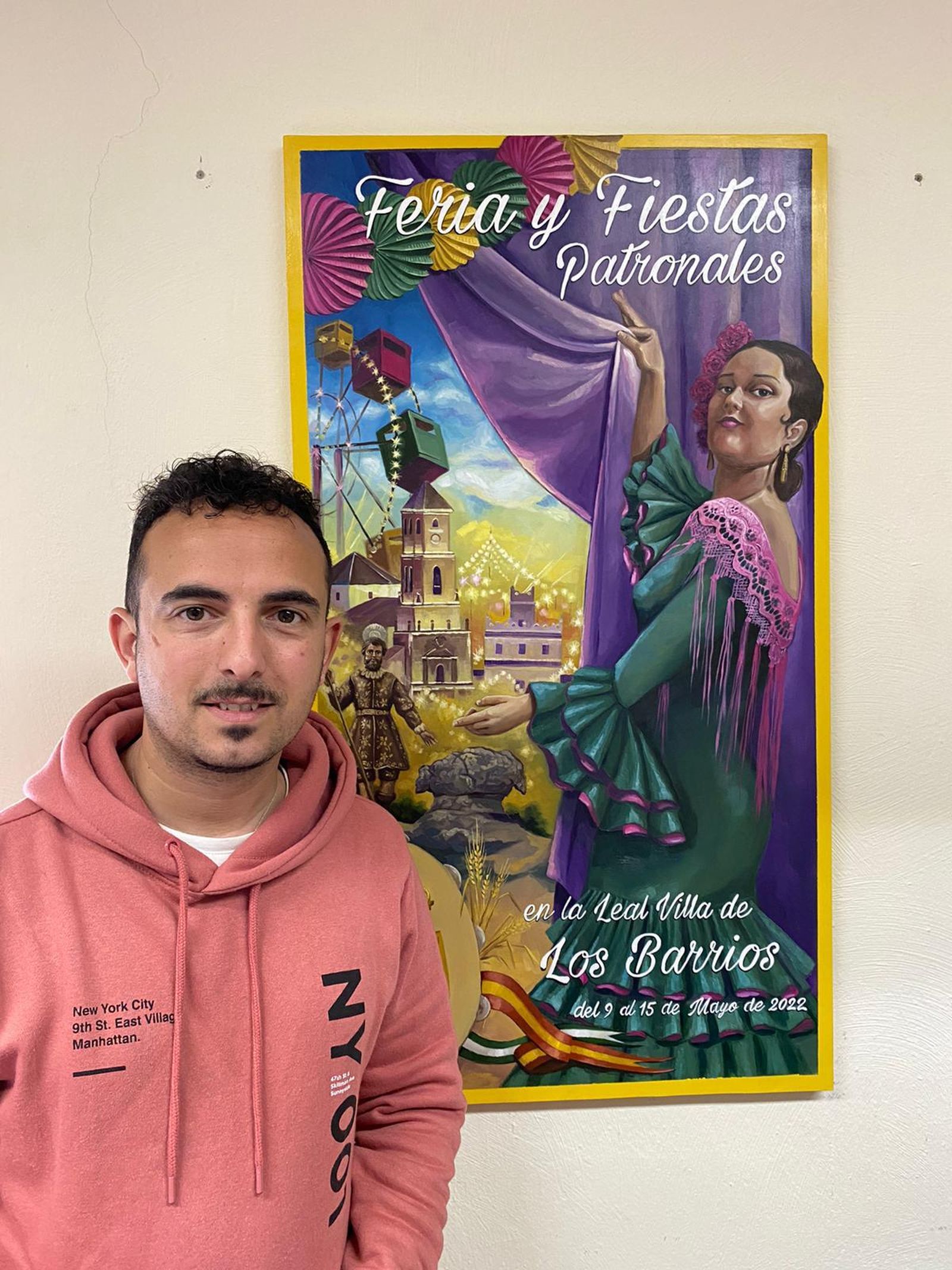 “El cartel da paso a la luz y al color de la feria”