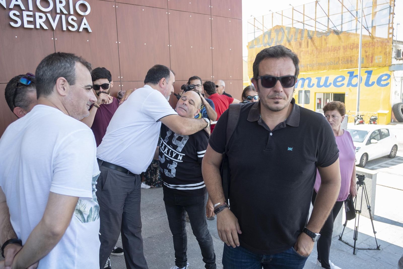 La última despedida a Manolo Santander, en imágenes