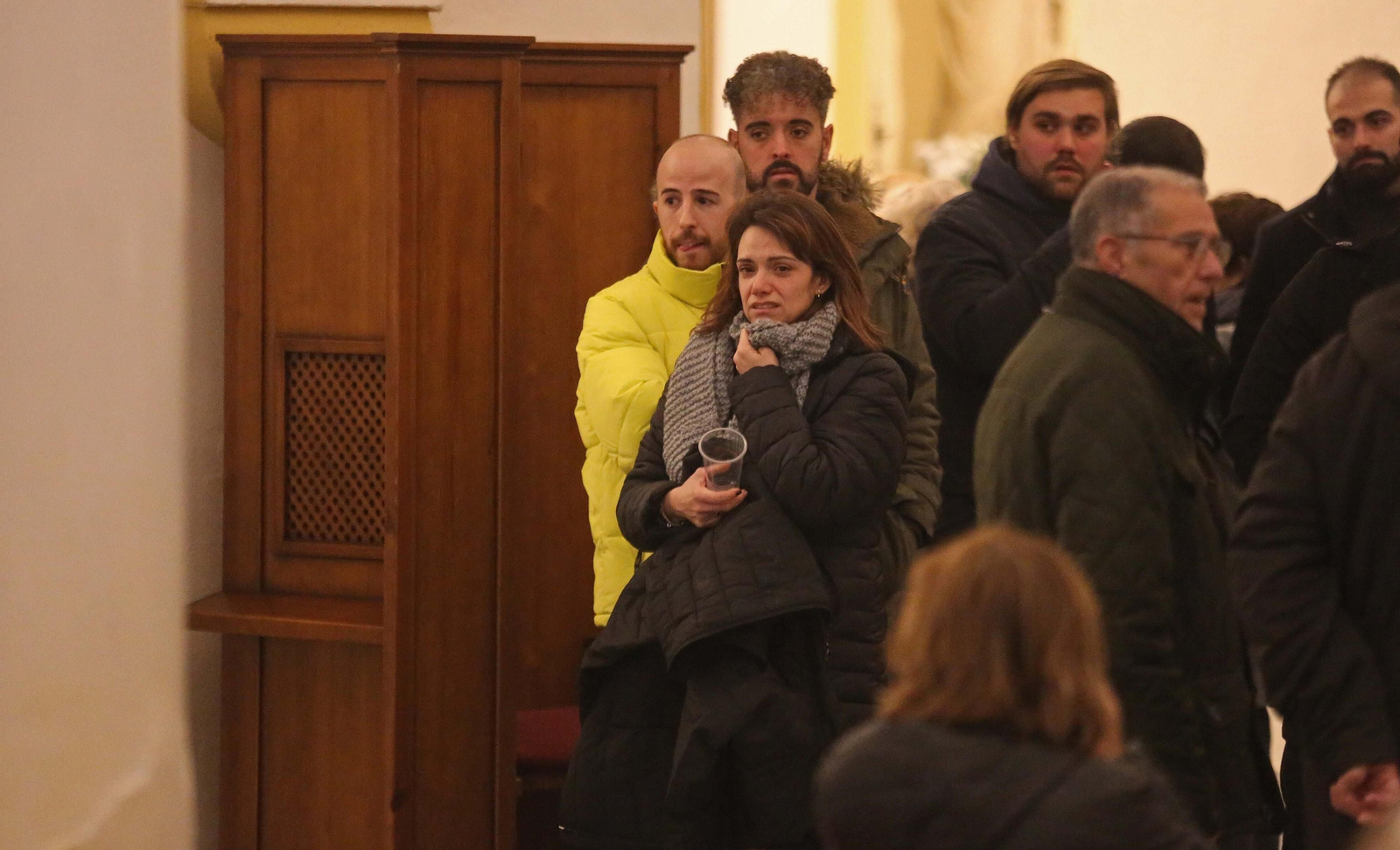 Fotos de la llegada de los restos mortales de Diego Valencia a la parroquia de La Palma en Algeciras