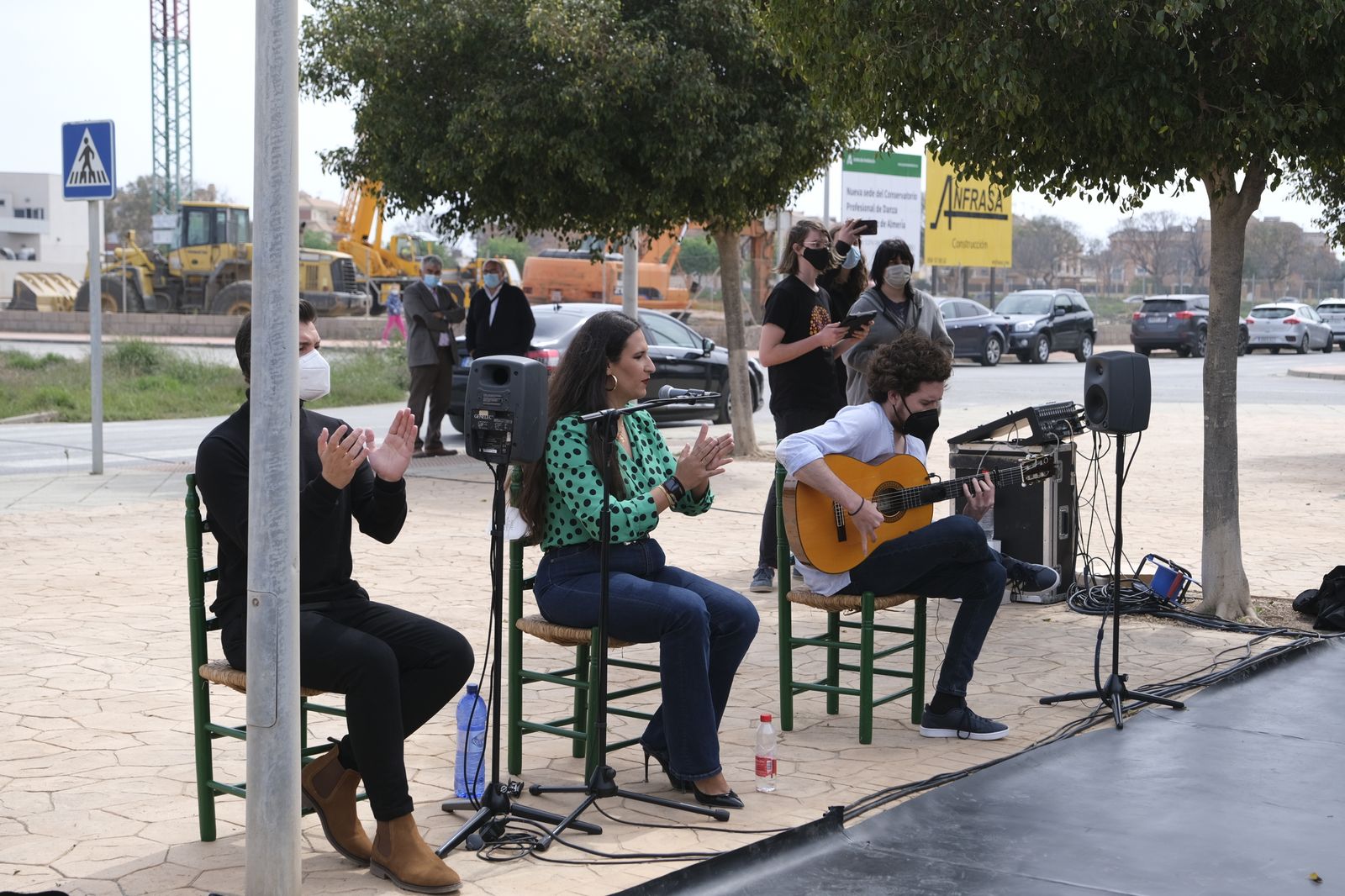 Fotogalería colocación primera piedra Conservatorio Profesional de Danza 'Kina Jiménez' de Almería