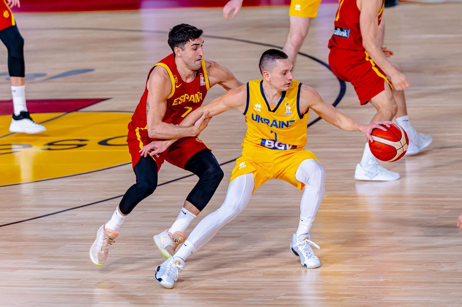 Las mejores fotos del España-Ucrania de baloncesto