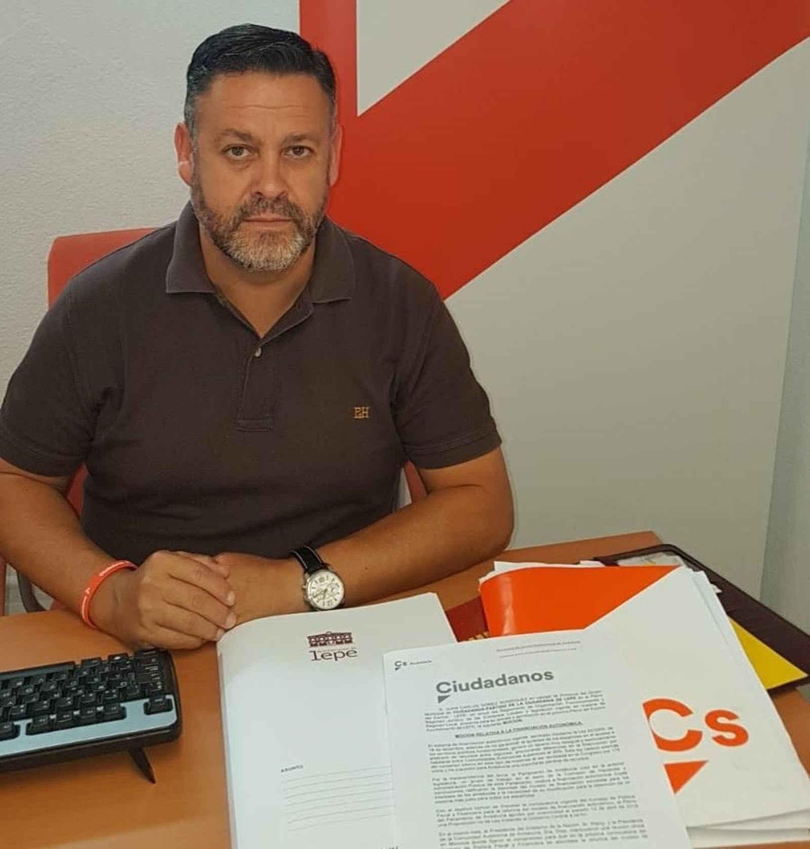El portavoz de Cs en Lepe, Juan Carlos Gómez