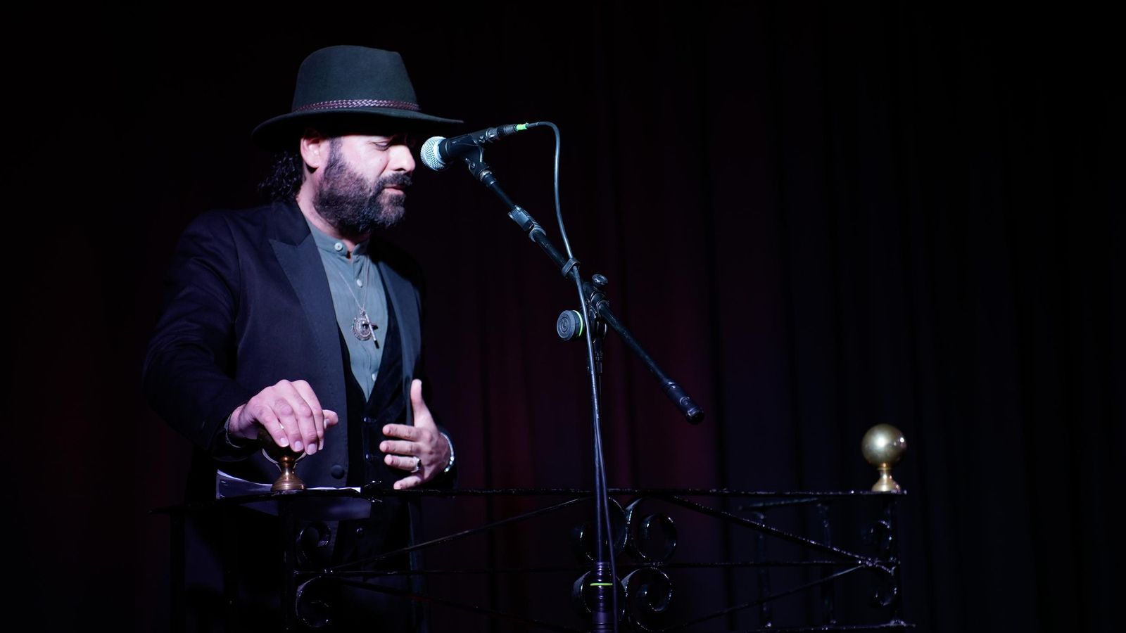 Fotos de la Semblanza a la Saeta con Juan Andrés Azorit, Perico el Piñero y José Canela en el Centro Paco de Lucía